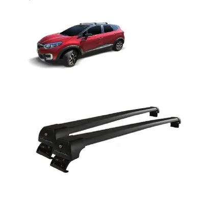 Rack De Alumínio Captur Preto*