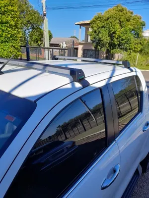 Rack De Aluminio Hilux 16/ Preta* — detalhe