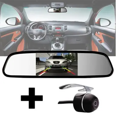 RETROVISOR COM CAMERA DE RÉ