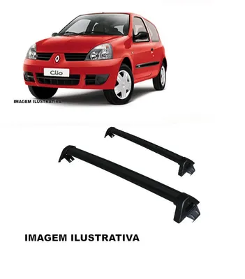 Rack De Alumínio Clio /13 2P Preto*