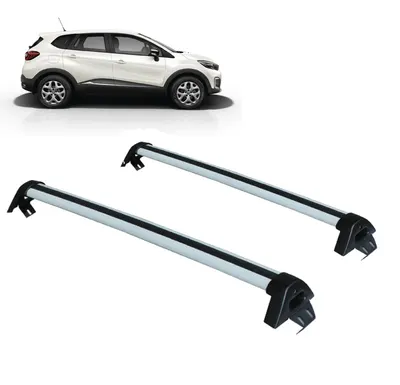 Rack De Alumínio Captur Prata*