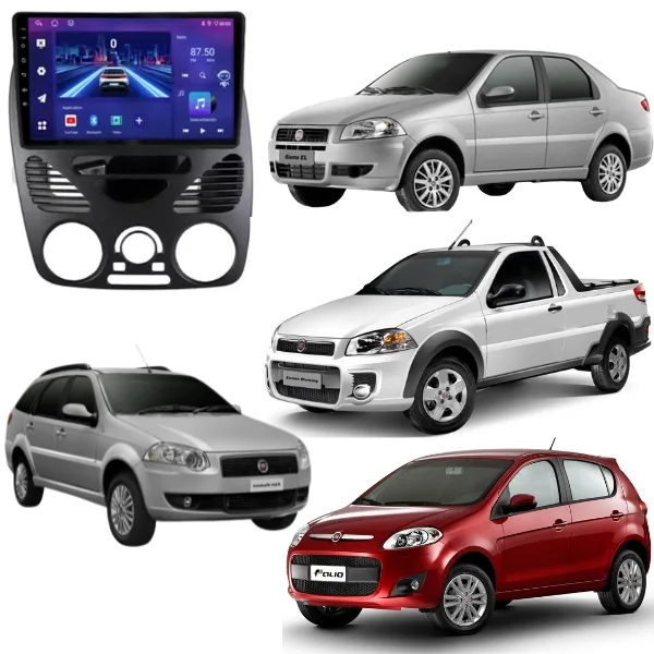 Central Multimídia para carros FIAT