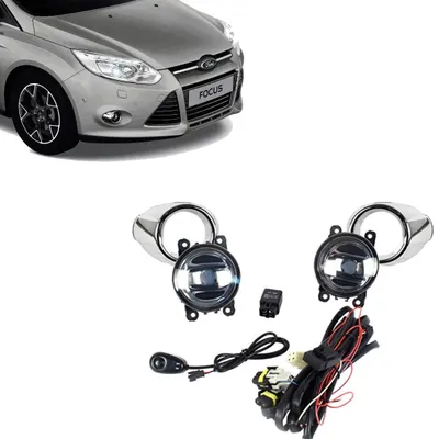 Farol Aux Focus 14/15 Bt Mod Univ Mold Cromo PF*