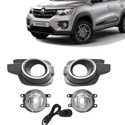Farol Auxiliar Kwid 17/ C/ Mold Cromo Bot Alt*