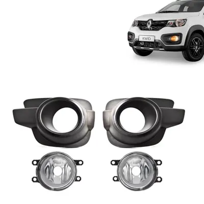 Farol Auxiliar Kwid 17/ C/ Mold Preta Bot Alt*