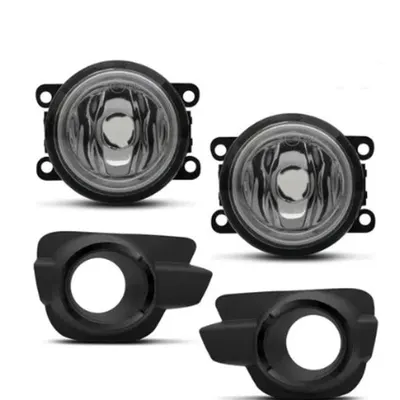 Farol Auxiliar Kwid 17/ C/ Mold Preta Bot Alt* — detalhe