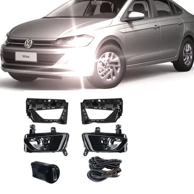 Farol Auxiliar Polo 18/22 S/DRL Bt Mod Red Ori*