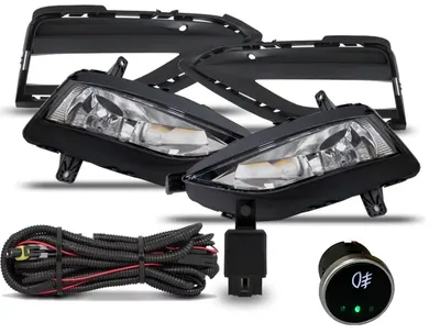 Farol Auxiliar Jetta 19/ C/Mold Bt Mod Orig Touch*