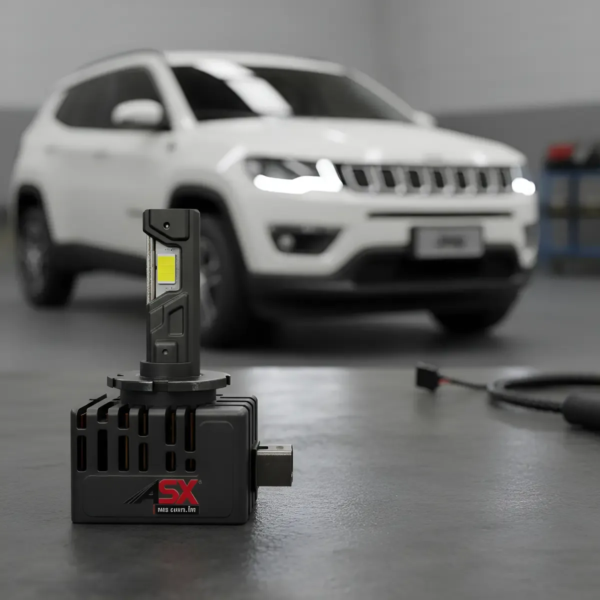 Substituição de xenon por