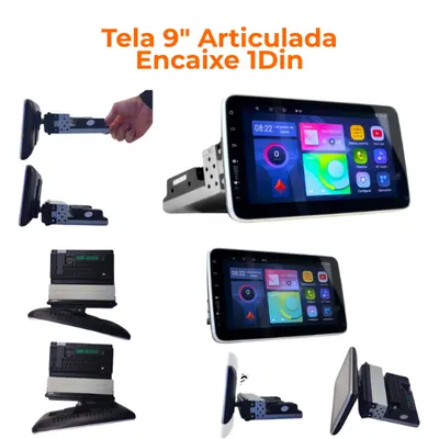Tela 9_ Articulada Encaixe 1Din
