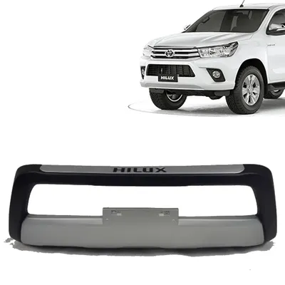 Bumper (Preto/Prata) Hilux 16/18*