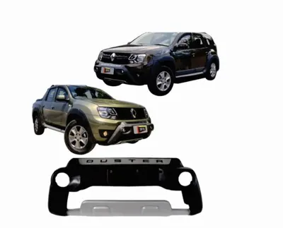 Bumper Duster/Oroch 15/19 Preto/Prata *