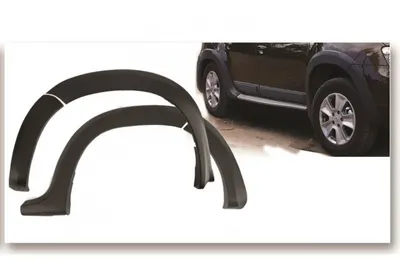 Alargador De Paralamas Duster 15/20 Preto*