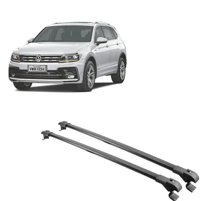 Travessa P/ Longarina Tiguan 18/ Preta Slim