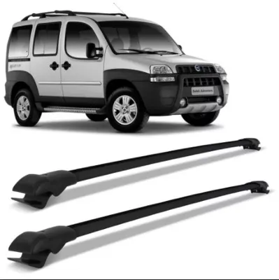 Travessa P/ Longarina Doblo Preta Slim