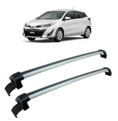Rack De Alumínio Yaris Prata*
