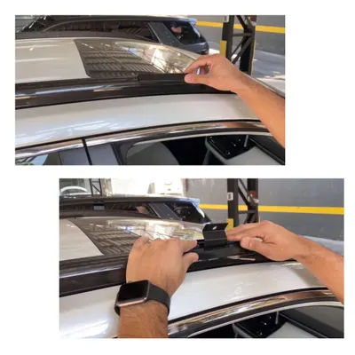 Travessa P/Longarina Corolla Cross Preta C/Chave* — detalhe
