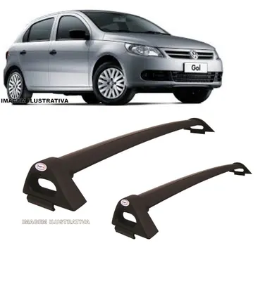 Rack De Alumínio Gol GV/GVI/GVII 4P Preto*